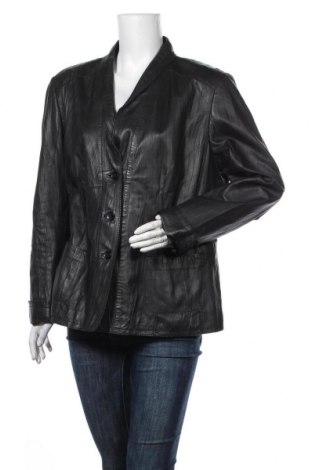 Γυναικείο δερμάτινο σακάκι Taifun, Μέγεθος XL, Χρώμα Μαύρο, Γνήσιο δέρμα, Τιμή 62,35 €