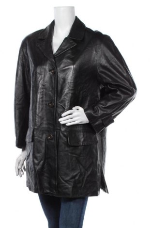 Дамско кожено яке, Размер S, Цвят Черен, Естествена кожа, Цена 81,90 лв.