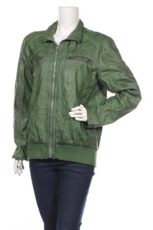 Γυναικείο δερμάτινο μπουφάν Authentic Clothing Company, Μέγεθος XXL, Χρώμα Πράσινο, Δερματίνη, Τιμή 31,18 €