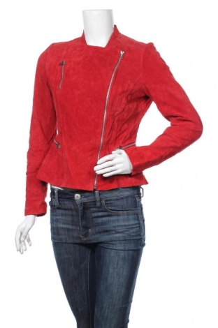 Damen Lederjacke Yessica, Größe M, Farbe Rot, Echtes Wildleder, Preis 46,62 €