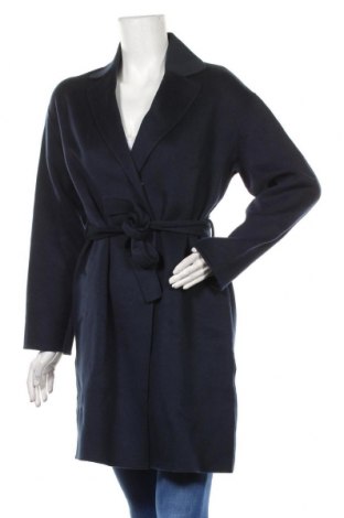 Дамско палто Cacharel, Размер S, Цвят Син, 90% вълна, 10% други тъкани, Цена 412,30 лв.