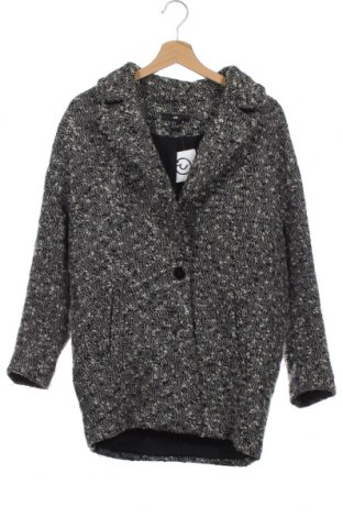 Дамско палто H&M, Размер XS, Цвят Сив, 63% полиестер, 26% вълна, 11% акрил, Цена 61,95 лв.