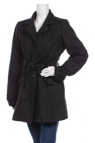 Дамско палто Vero Moda, Размер XL, Цвят Сив, 55% вълна, 37% полиестер, 8% вискоза, Цена 48,82 лв.