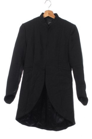 Дамско палто Zara, Размер XS, Цвят Черен, Полиестер, Цена 96,60 лв.