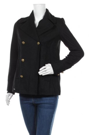 Дамско палто Zara Trafaluc, Размер S, Цвят Черен, Цена 48,82 лв.