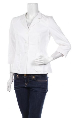 Дамско сако Trussardi, Размер L, Цвят Бял, 65% памук, 35% еластан, Цена 71,00 лв.