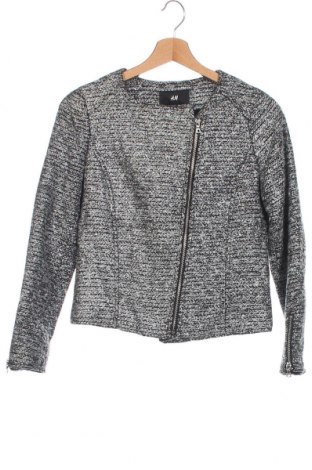 Γυναικείο μπουφάν H&M, Μέγεθος XS, Χρώμα Γκρί, 85% πολυεστέρας, 15%ακρυλικό, Τιμή 5,59 €