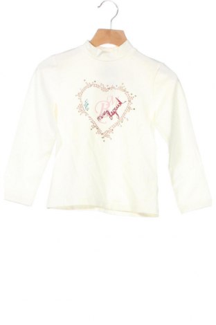 Детска блуза Brums, Размер 4-5y/ 110-116 см, Цвят Бял, 95% памук, 5% еластан, Цена 39,90 лв.