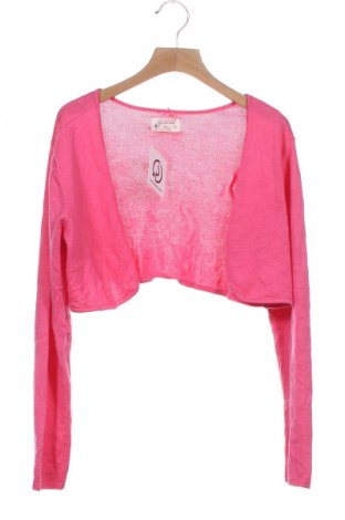 Детска жилетка Zara Knitwear, Размер 11-12y/ 152-158 см, Цвят Розов, Цена 28,35 лв.