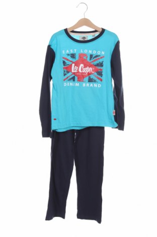Gyerek pizsama Lee Cooper, Méret 7-8y / 128-134 cm, Szín Kék, Pamut, Ár 4 128 Ft