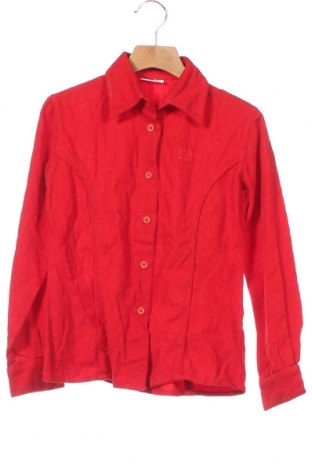 Детска риза Dolce & Gabbana Junior, Размер 7-8y/ 128-134 см, Цвят Червен, Памук, Цена 60,90 лв.