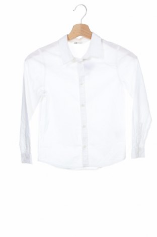 Kinderhemd H&M, Größe 7-8y/ 128-134 cm, Farbe Weiß, Baumwolle, Preis 16,70 €