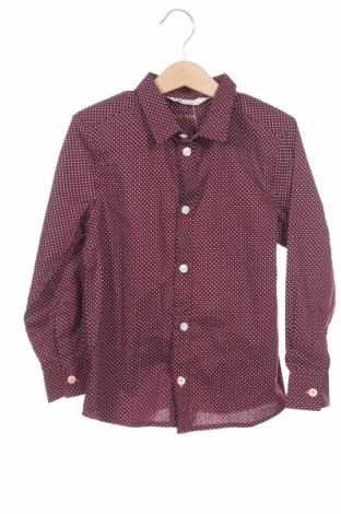 Детска риза H&M, Размер 4-5y/ 110-116 см, Цвят Червен, 65% полиестер, 35% памук, Цена 22,00 лв.