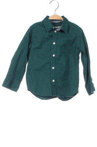 Детска риза H&M L.O.G.G., Размер 18-24m/ 86-98 см, Цвят Зелен, Памук, Цена 25,20 лв.