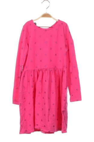 Детска рокля H&M, Размер 6-7y/ 122-128 см, Цвят Розов, 95% памук, 5% еластан, Цена 25,20 лв.