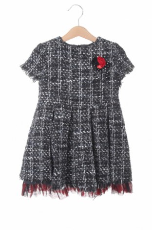 Детска рокля Tutto Piccolo, Размер 3-4y/ 104-110 см, Цвят Черен, 42% полиестер, 30% вълна, 28% други тъкани, Цена 30,45 лв.
