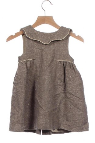 Детска рокля Zara, Размер 18-24m/ 86-98 см, Цвят Златист, 100% ацетат, Цена 30,45 лв.