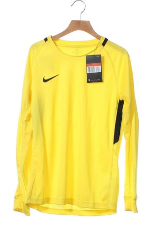 Детска спортна блуза Nike, Размер 10-11y/ 146-152 см, Цвят Жълт, 100% полиестер, Цена 41,40 лв.