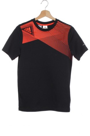 Детска тениска Adidas, Размер 12-13y/ 158-164 см, Цвят Черен, Полиестер, Цена 29,40 лв.