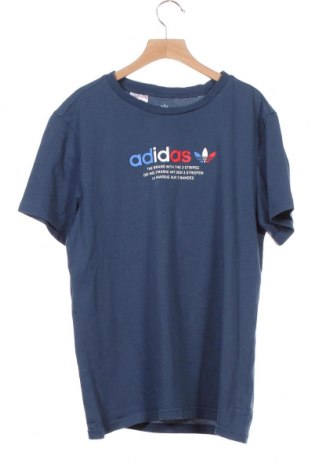 Dziecięcy T-shirt Adidas Originals, Rozmiar 15-18y/ 170-176 cm, Kolor Niebieski, Bawełna, Cena 110,63 zł