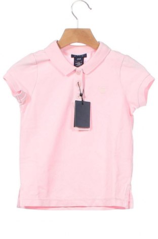 Детска тениска Gant, Размер 3-4y/ 104-110 см, Цвят Розов, 95% памук, 5% еластан, Цена 51,75 лв.