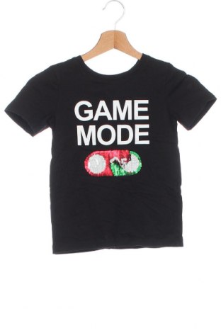 Dziecięcy T-shirt H&M, Rozmiar 6-7y/ 122-128 cm, Kolor Czarny, 100% bawełna, Cena 81,00 zł