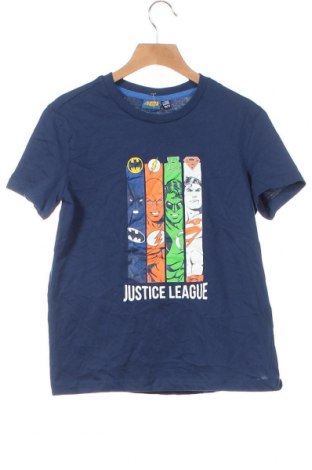 Детска тениска Justice League, Размер 10-11y/ 146-152 см, Цвят Син, Памук, Цена 18,90 лв.