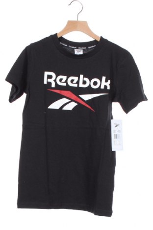 Детска тениска Reebok, Размер 9-10y/ 140-146 см, Цвят Черен, Памук, Цена 21,76 лв.