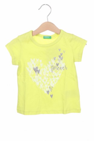 Παιδικό μπλουζάκι United Colors Of Benetton, Μέγεθος 12-18m/ 80-86 εκ., Χρώμα Πράσινο, Βαμβάκι, Τιμή 13,15 €