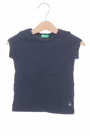 Dziecięcy T-shirt United Colors Of Benetton, Rozmiar 12-18m/ 80-86 cm, Kolor Niebieski, Bawełna, Cena 28,35 zł