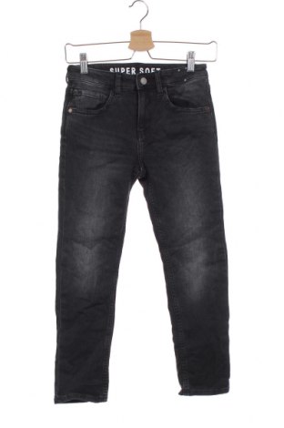 Dziecięce jeansy H&M, Rozmiar 8-9y/ 134-140 cm, Kolor Szary, 61% bawełna, 38% poliester, 1% elastyna, Cena 96,00 zł