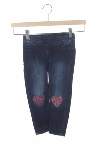 Dětské džíny  H&M, Velikost 18-24m/ 86-98 cm, Barva Modrá, 69% bavlna, 29% polyester, 2% elastan, Cena  430,00 Kč