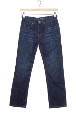 Dětské džíny  Nautica, Velikost 11-12y/ 152-158 cm, Barva Modrá, 85% bavlna, 11% polyester, 4% elastan, Cena  154,00 Kč