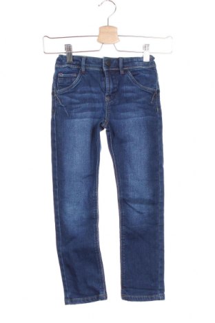 Dětské džíny  Okaidi, Velikost 5-6y/ 116-122 cm, Barva Modrá, 75% bavlna, 23% polyester, 2% elastan, Cena  542,00 Kč