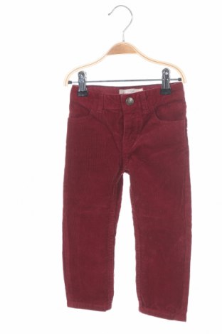 Pantaloni de catifea reiată, pentru copii H&M L.O.G.G., Mărime 2-3y/ 98-104 cm, Culoare Roșu, Bumbac, Preț 20,43 Lei