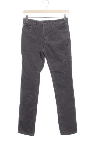 Pantaloni de catifea reiată, pentru copii Hudson, Mărime 13-14y/ 164-168 cm, Culoare Gri, 72% bumbac, 26% poliester, 2% elastan, Preț 31,37 Lei