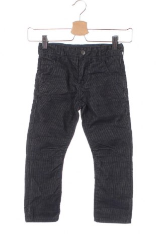 Pantaloni de catifea reiată, pentru copii Okaidi, Mărime 2-3y/ 98-104 cm, Culoare Albastru, 35% bumbac, 65% poliester, Preț 96,16 Lei
