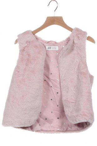 Kinderweste H&M, Größe 8-9y/ 134-140 cm, Farbe Rosa, Polyester, Preis 18,79 €