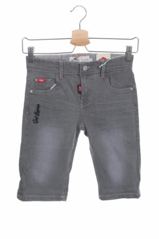 Детски къс панталон Lee Cooper, Размер 10-11y/ 146-152 см, Цвят Сив, 70% памук, 28% полиестер, 2% еластан, Цена 36,75 лв.