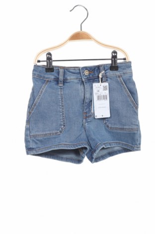 Pantaloni scurți pentru copii Mango, Mărime 9-10y/ 140-146 cm, Culoare Albastru, 99% bumbac, 1% elastan, Preț 47,76 Lei