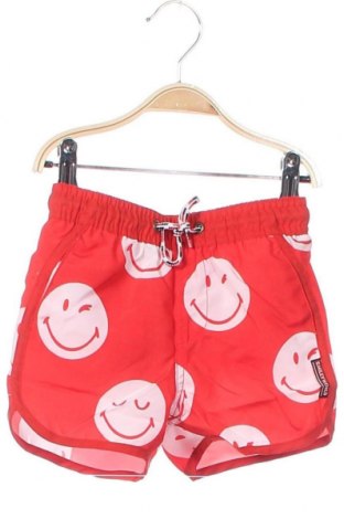 Детски къс панталон Smiley World, Размер 2-3y/ 98-104 см, Цвят Червен, Полиестер, Цена 27,00 лв.