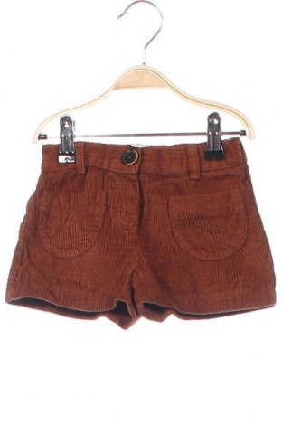 Детски къс панталон Zara, Размер 2-3y/ 98-104 см, Цвят Кафяв, Рамия, Цена 23,10 лв.