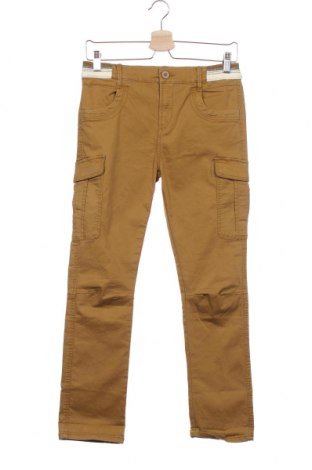 Dziecięce spodnie Okaidi, Rozmiar 11-12y/ 152-158 cm, Kolor Beżowy, 98% bawełna, 2% elastyna, Cena 91,00 zł