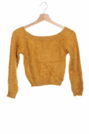 Детски пуловер, Размер 8-9y/ 134-140 см, Цвят Жълт, 60% акрил, 40% полиамид, Цена 24,41 лв.