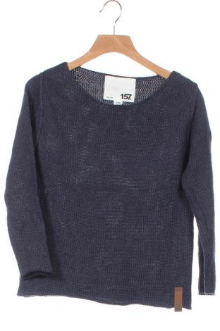 Детски пуловер Lager 157, Размер 5-6y/ 116-122 см, Цвят Син, 50% памук, 50% акрил, Цена 25,20 лв.