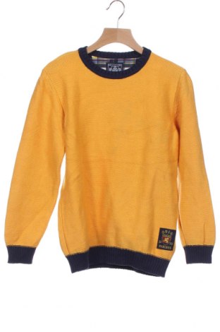 Детски пуловер Original Marines, Размер 11-12y/ 152-158 см, Цвят Жълт, 60% памук, 30% полиамид, 10% вълна, Цена 23,10 лв.