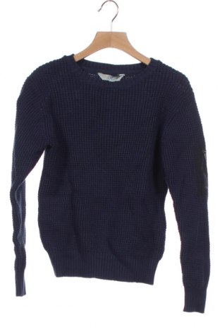 Детски пуловер Oviesse, Размер 8-9y/ 134-140 см, Цвят Син, Памук, Цена 18,11 лв.