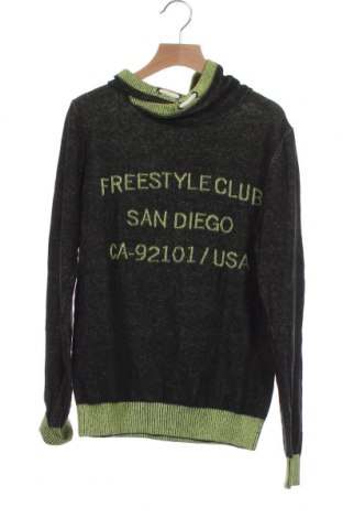 Детски пуловер Oviesse, Размер 11-12y/ 152-158 см, Цвят Черен, 100% памук, Цена 44,10 лв.