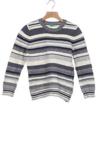 Детски пуловер United Colors Of Benetton, Размер 5-6y/ 116-122 см, Цвят Многоцветен, 80% вълна, 20% полиамид, Цена 25,20 лв.