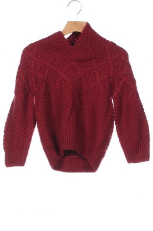 Детски пуловер Zara Knitwear, Размер 3-4y/ 104-110 см, Цвят Червен, 85% акрил, 15% вълна, Цена 29,40 лв.